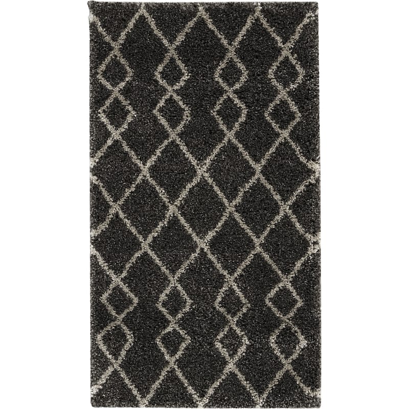 Nourison Geometric Moroccan Boho Shag Area Rug