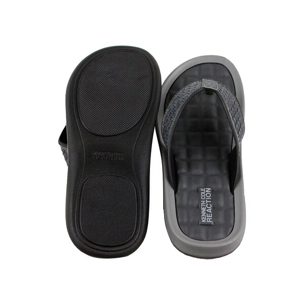 kenneth cole men's leather flip flops