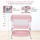 preview thumbnail 12 of 19, Costway Baby Bassinet Bedside Sleeper with 6-Level Adjustable Height - See Details