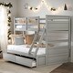 preview thumbnail 2 of 11, Twin over Full Bunk Bed with Storage