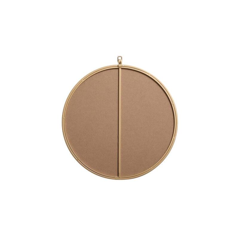 Carson Carrington Labbemala Metal Framed Round Wall Mirror