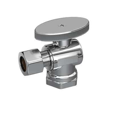PROFLO 1/2" x 3/8" Quarter Turn Angle Valve