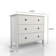 preview thumbnail 2 of 18, DH BASIC Transitional 34-inch Wide 3-Drawer Neutral Youth Dresser by Denhour