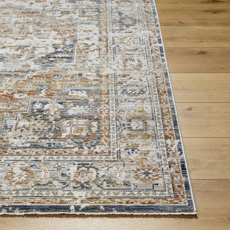Livabliss Traditional Edmonton Diamond Area Rug