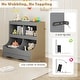 preview thumbnail 11 of 30, Costway Toy Storage Organizer for Toys & Books 4-Cubby Kids Bookcase - See Details