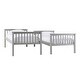 preview thumbnail 15 of 26, Walker Edison Como Solid Wood Mission Twin Convertible Bunk Bed