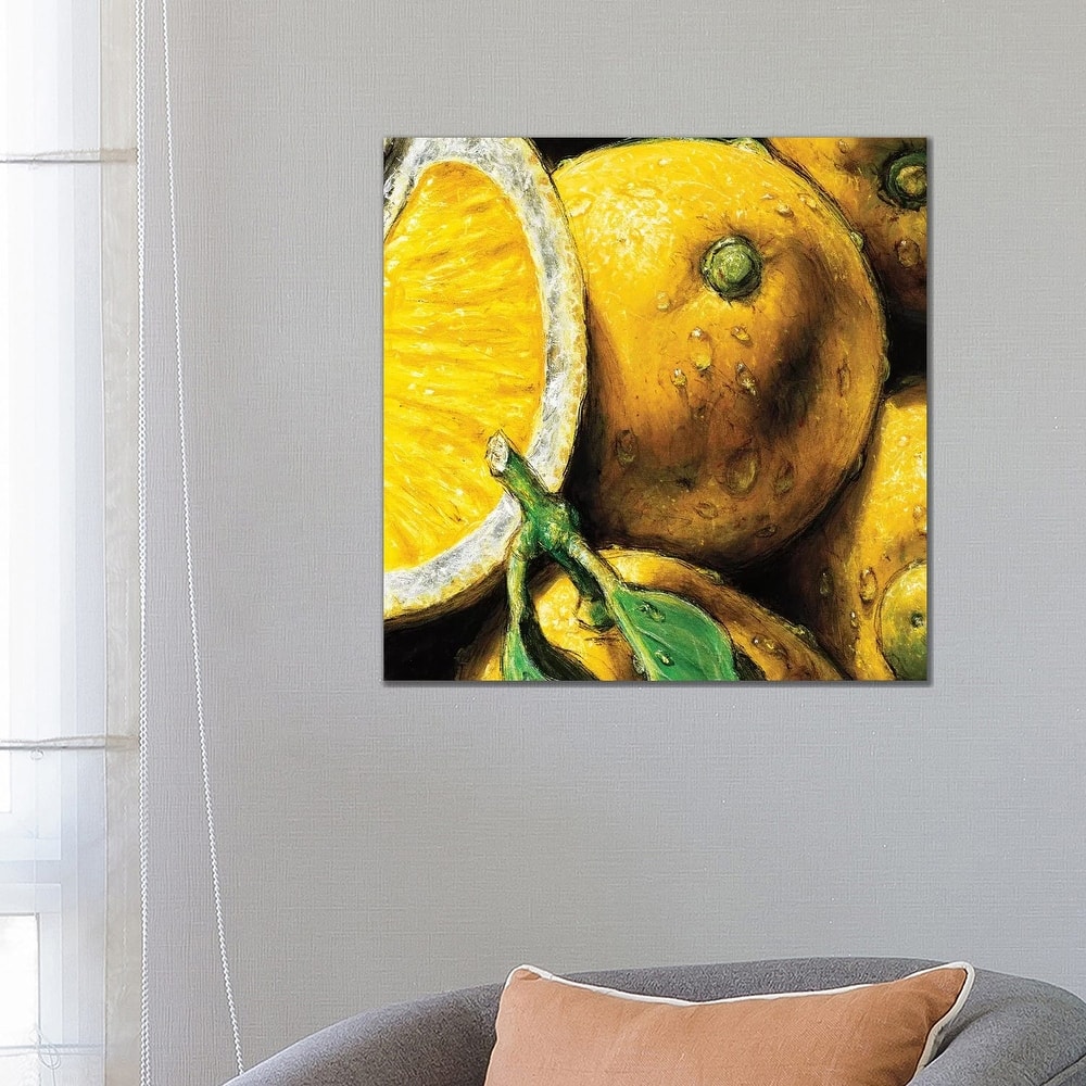 iCanvas "Lemons" by AlmaCh Canvas Print