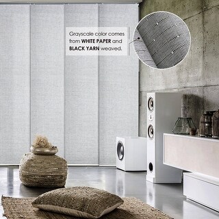 GoDear Design Adjustable Sliding Panel Track Blinds, Vertical Blinds, Classic, 45.8"- 86" W x 96" L