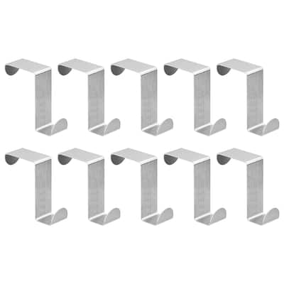 Over the Door Hooks, 10pcs - Stainless Steel S-Shaped Double Hooks