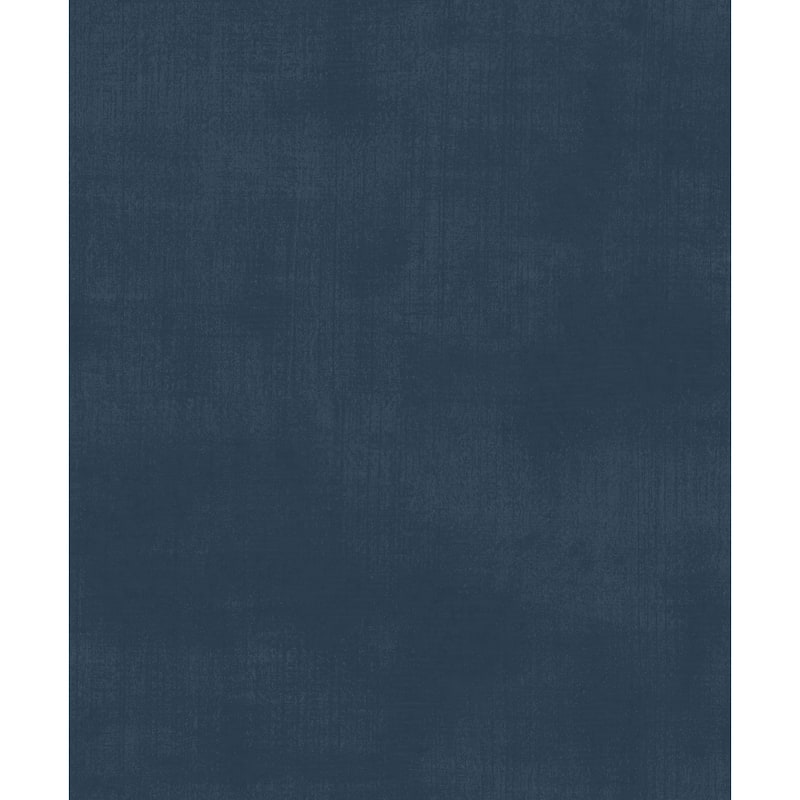 Galerie Wallcoverings Atmosphere Metallic Linen Effect Non-woven Metallic Wallpaper Roll - 33 feet x 21 inches - Blue