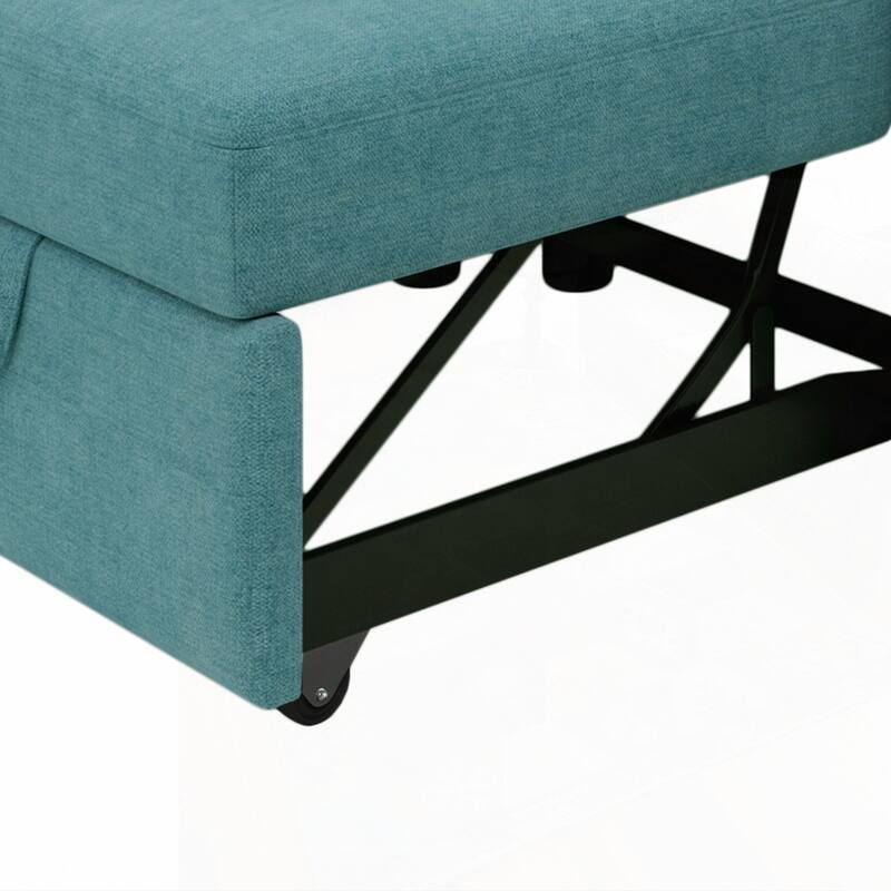 Convertible Sleeper Chair Bed with Adjust Backrest Into a Sofa