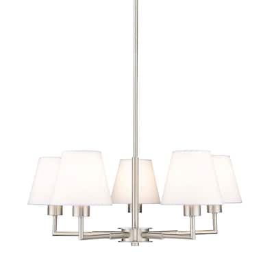 Z-Lite 744-26R Leila 5 Light 26" Wide Chandelier