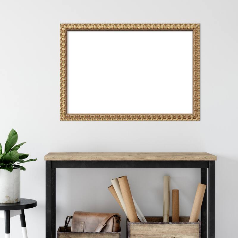 Amanti Art Florentine Gold Framed Dry Erase Magnetic Board