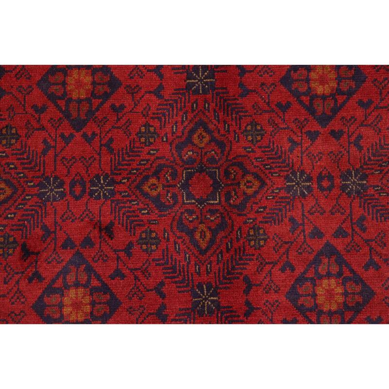 Southwestern Biljik Khal Mohammadi Kataleya Red/Blue Rug - 6'7'' x 9'8''