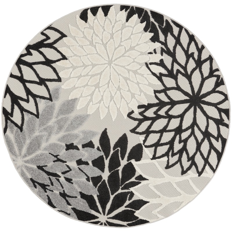 Nourison Aloha Floral Modern Indoor/Outdoor Area Rug