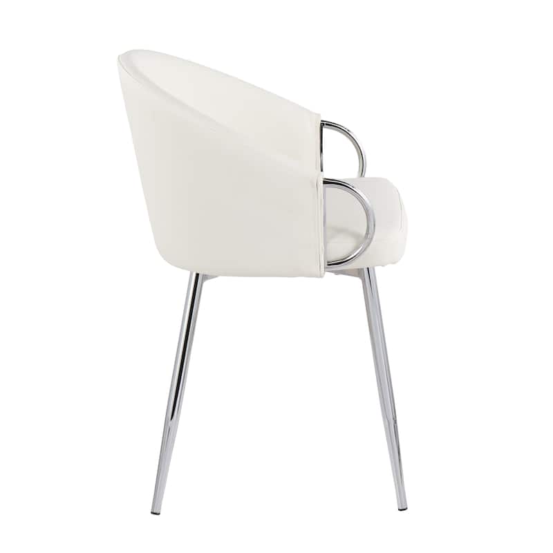 Silver Orchid Battista Upholstered Chair - Set of 2