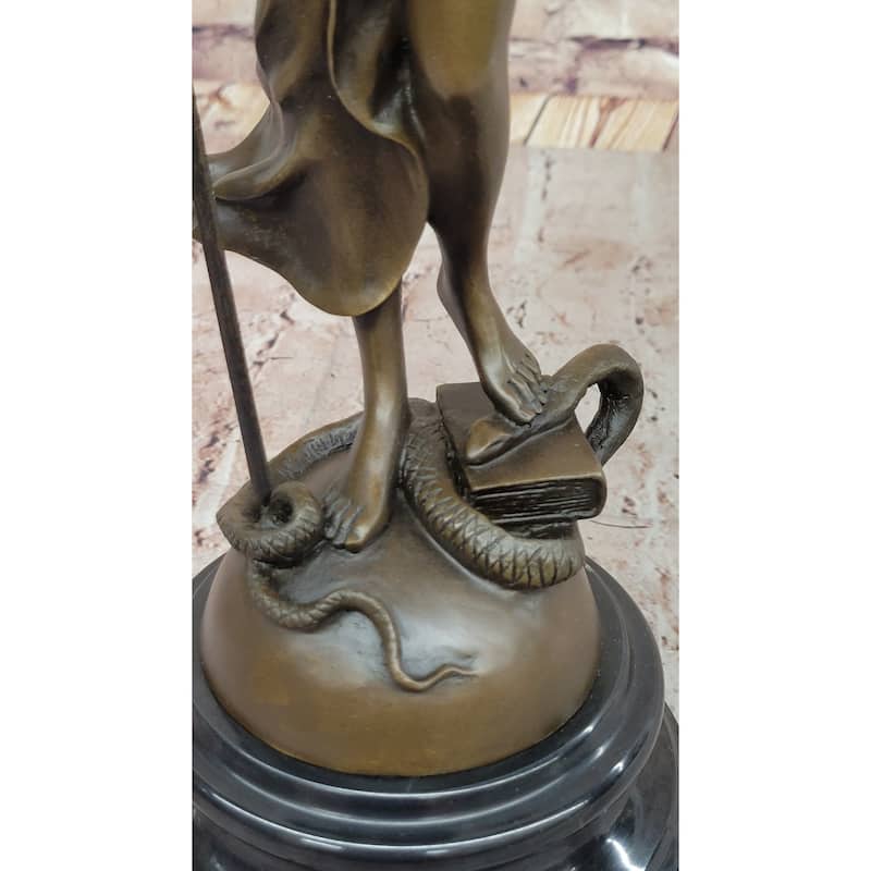 Blind Lady Of Justice Themis Bronze Statue Sculpture Law Attorney Art Gift Justica