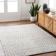 preview thumbnail 1 of 4, Mclemore Glam Area Rug 2' 6" x 8' - Light Gray - Runner