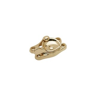 Ives Solid Brass Window Lock with 2-9/16" x 15/16" Base and 2-9/16" x