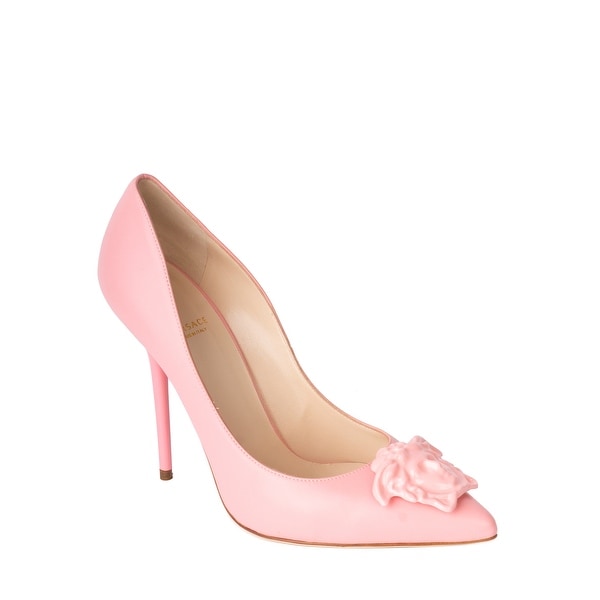 pink versace pumps