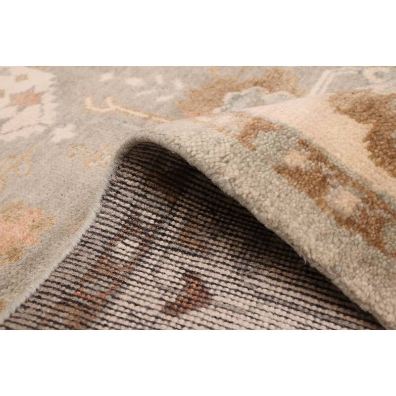 ECARPETGALLERY Hand-knotted Jules Serapi Grey Wool Rug - 8'2 x 10'0