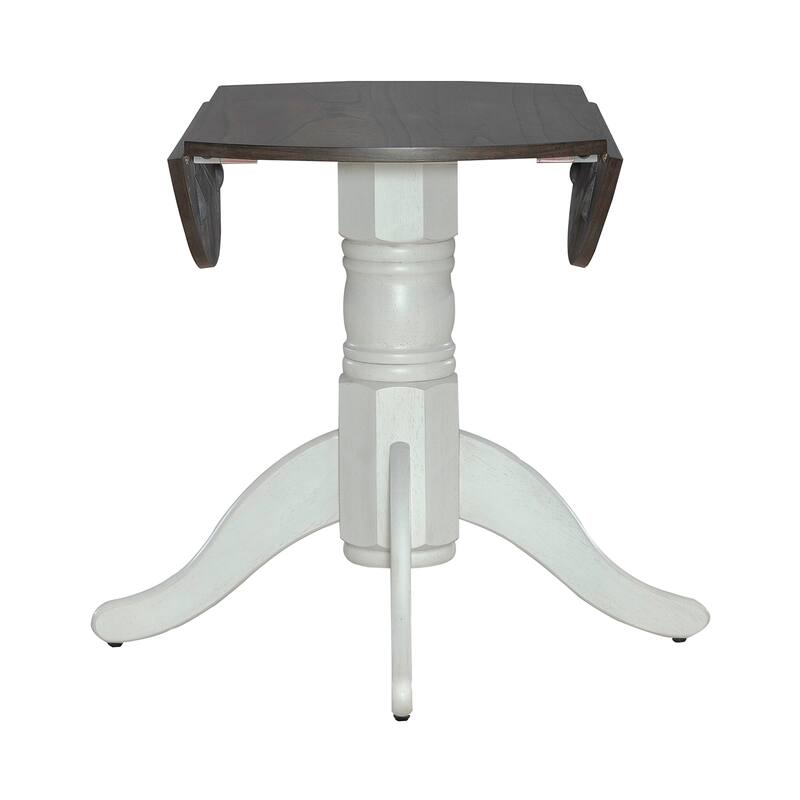 Brook Bay 3 Piece Drop Leaf Table Set with 2 Ladder Back Chairs
