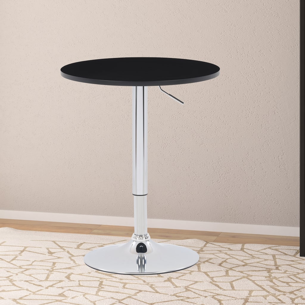 Maya Adjustable Height Round Bar Table