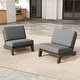 preview thumbnail 65 of 130, Outdoor Teak Patio Furniture 2 Club Chairs Loveseat Table
