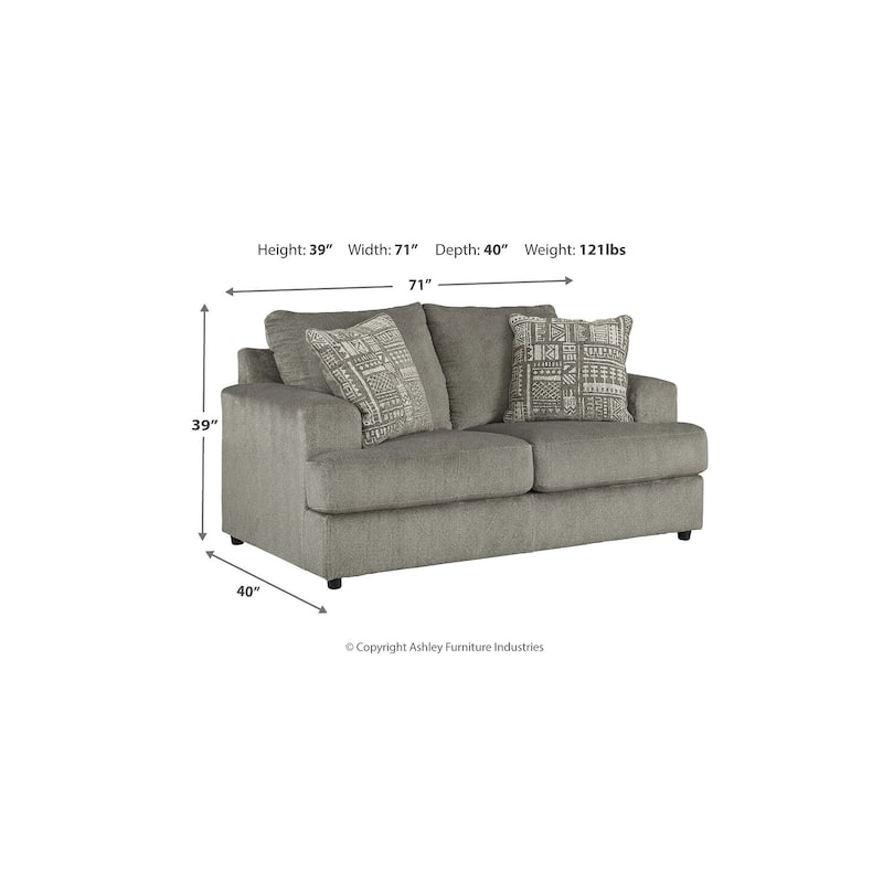 Signature Design by Ashley Soletren Gray 4-Piece Upholstery Package - 96" W x 40" D x 39" H