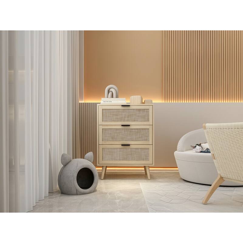 3 Drawer Cabinet, Suitable for bedroom, living room, study