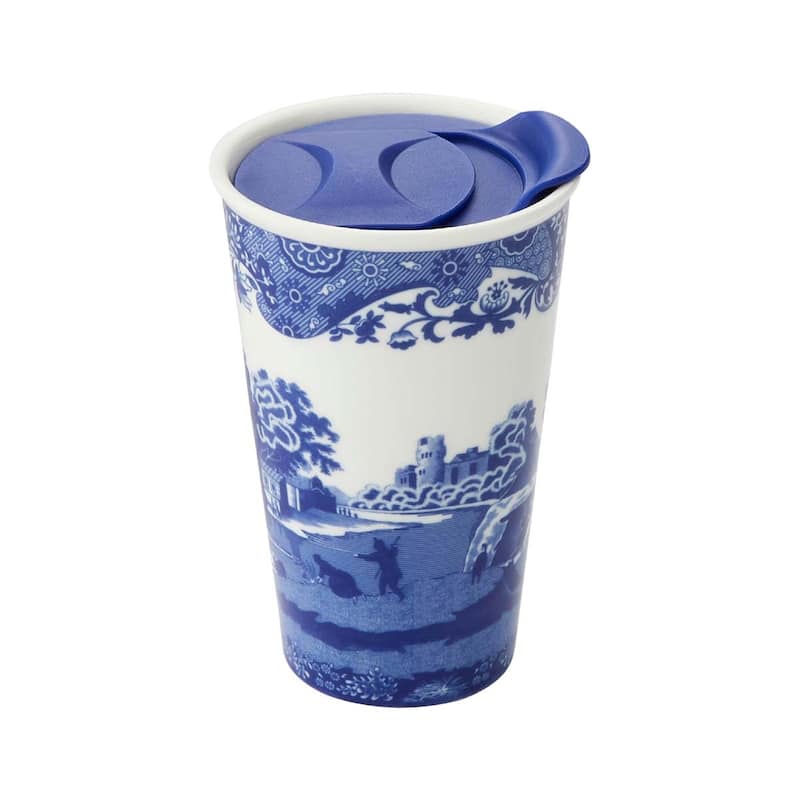 Spode Blue Italian Travel Mug - 8 oz - 8 oz
