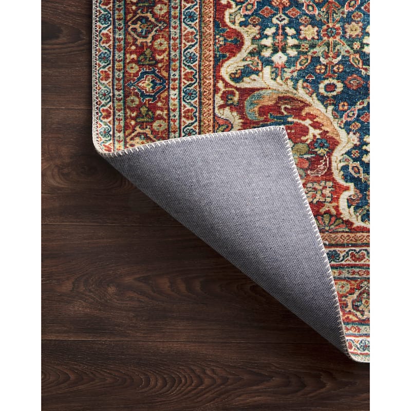 Alexander Home Isabelle Traditional Vintage Border Printed Area Rug