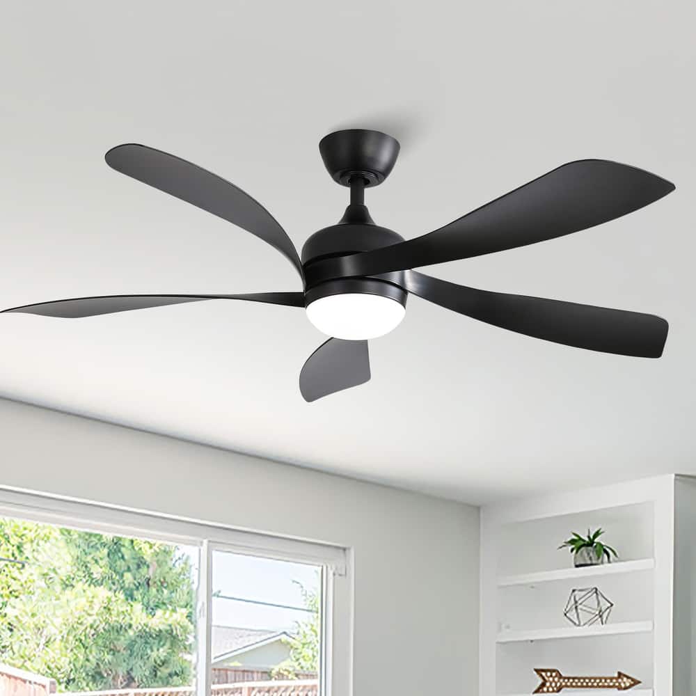 52 Inch Ceiling Fan with Light and Remote for Living Room Bedroom Dining Room Patio Farmhouse - 52 Inches
