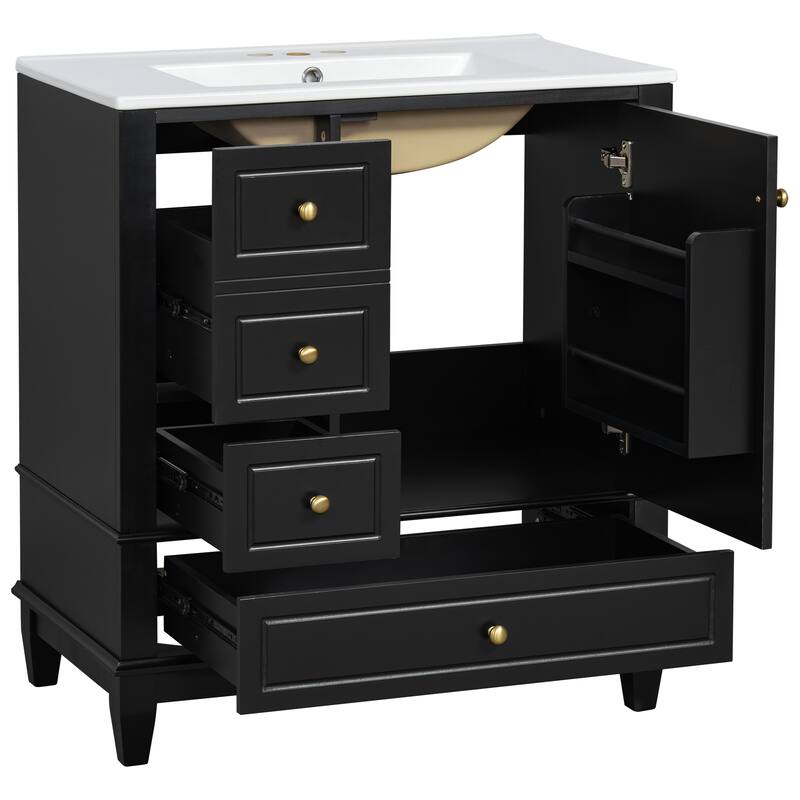 Christopher Knight Home 30" Stylish and Functional Bathroom Vanity with Sink