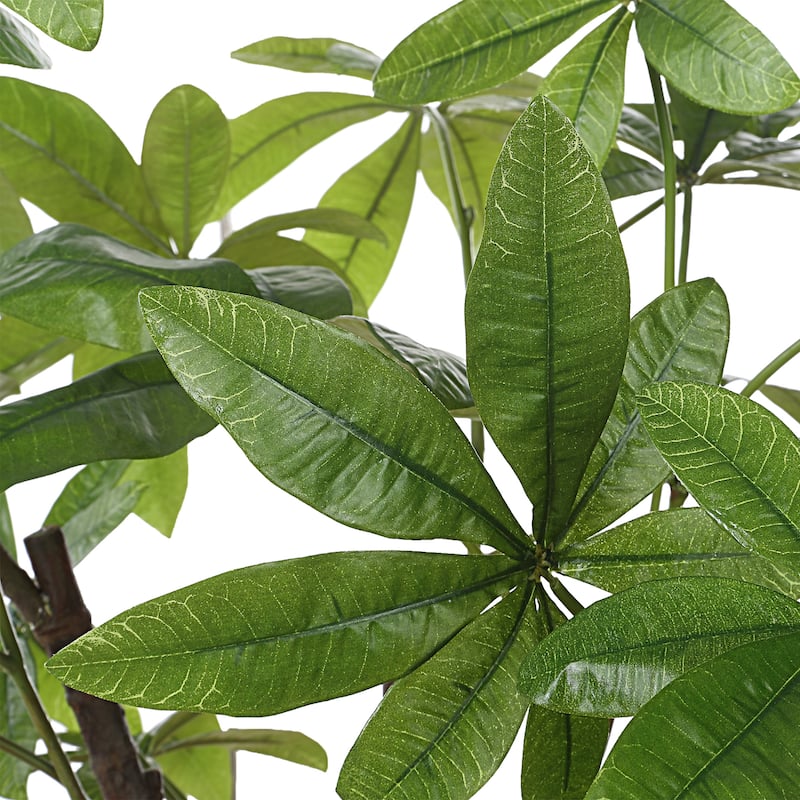 Money Tree Artificial Potted Plant - 34.5" - Green