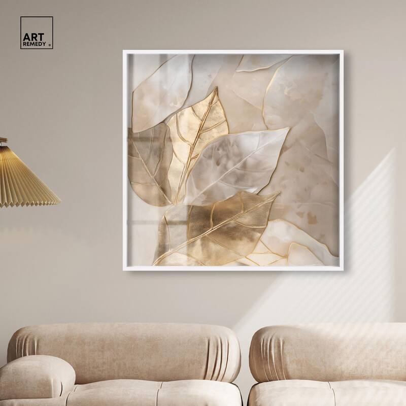 Golden Boughs Shadowbox by Art Remedy