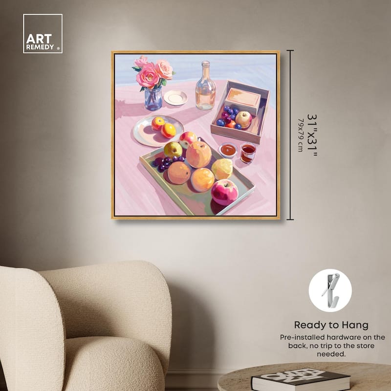 Fresh Fruits Canvas by Art Remedy