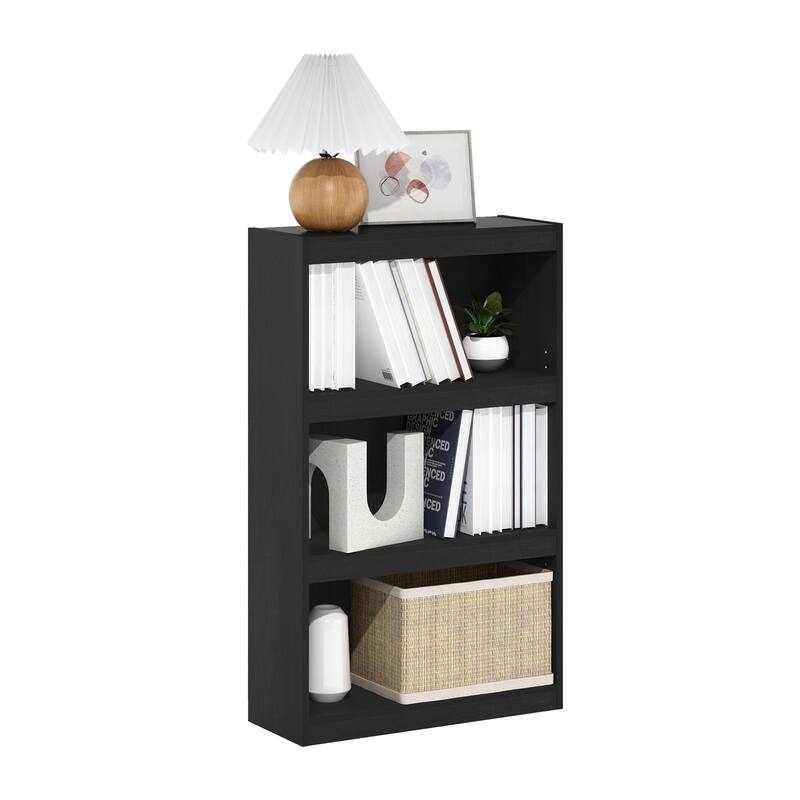 Furinno JAYA Enhanced Home Bookcase 3-Tier Adjustable Bookshelf