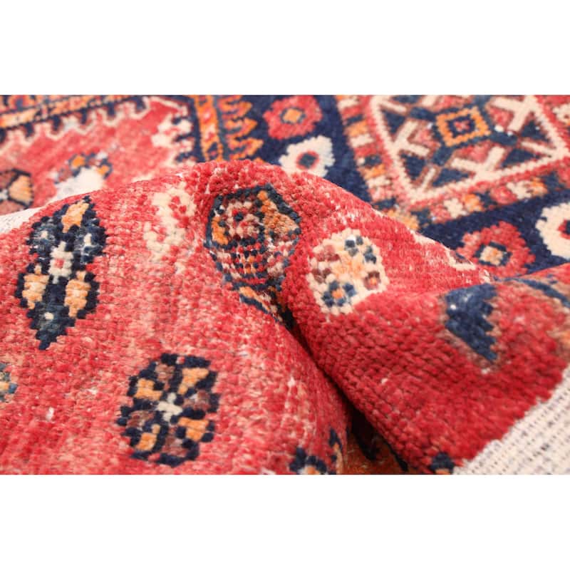 ECARPETGALLERY Hand-knotted Antalya Vintage Red Wool Rug - 3'10 x 5'11