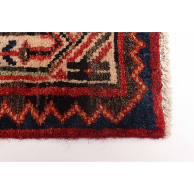 ECARPETGALLERY Hand-knotted Andelz Red Wool Rug - 4'3 x 6'11