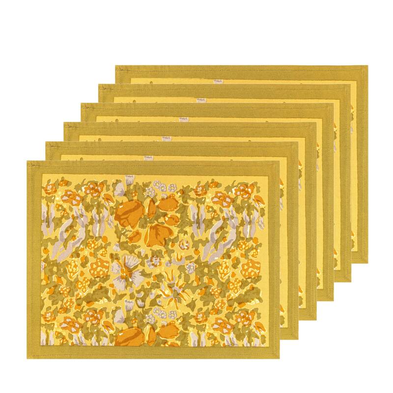 Couleur Nature Jardin Mats - Set of 6