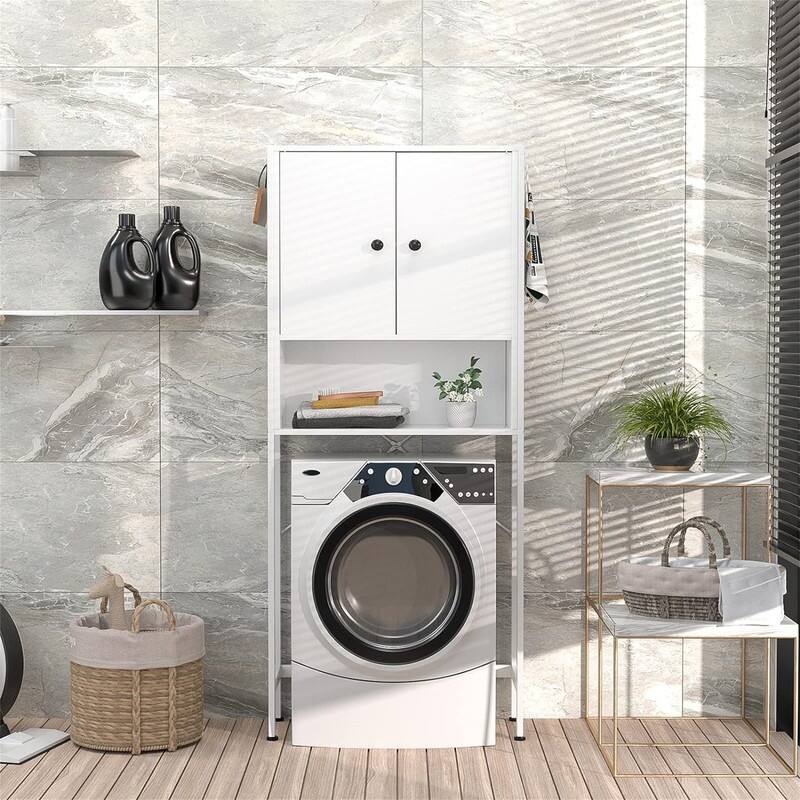Over The Toilet Storage - 9.4"D x 24.8"W x 63.7"H