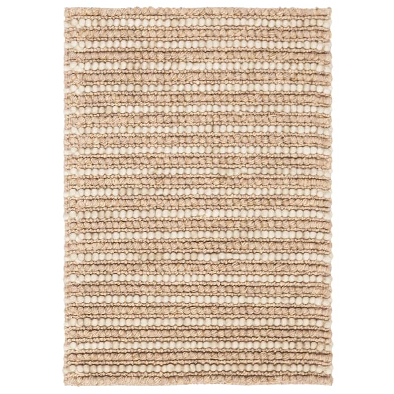 SAFAVIEH Handmade Bohemian Jelisava Jute & Wool Area Rug - 2'6" x 4' - Beige/Multi