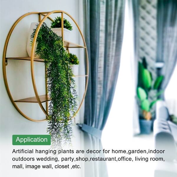 Artificial Hanging Plants Fake Ferns Hanging Vines for Home Wall - Green -  Bed Bath & Beyond - 38345447