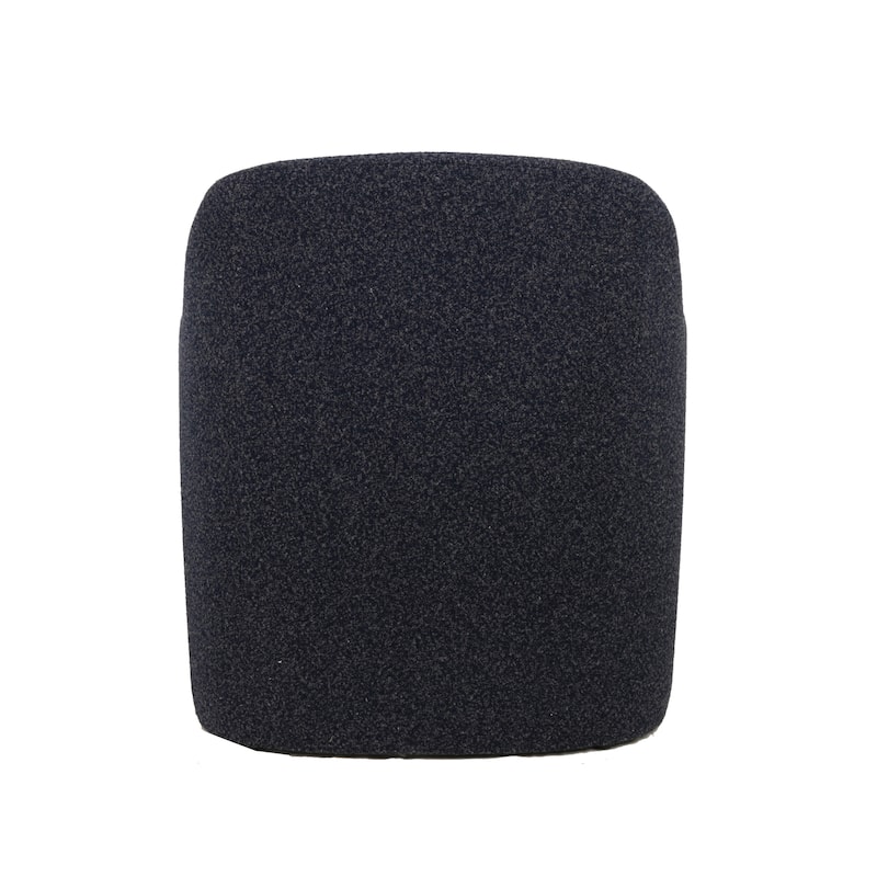 Porthos Home Qidri Sherpa Fabric Barrel Accent Chair with Thick Seat Cushion