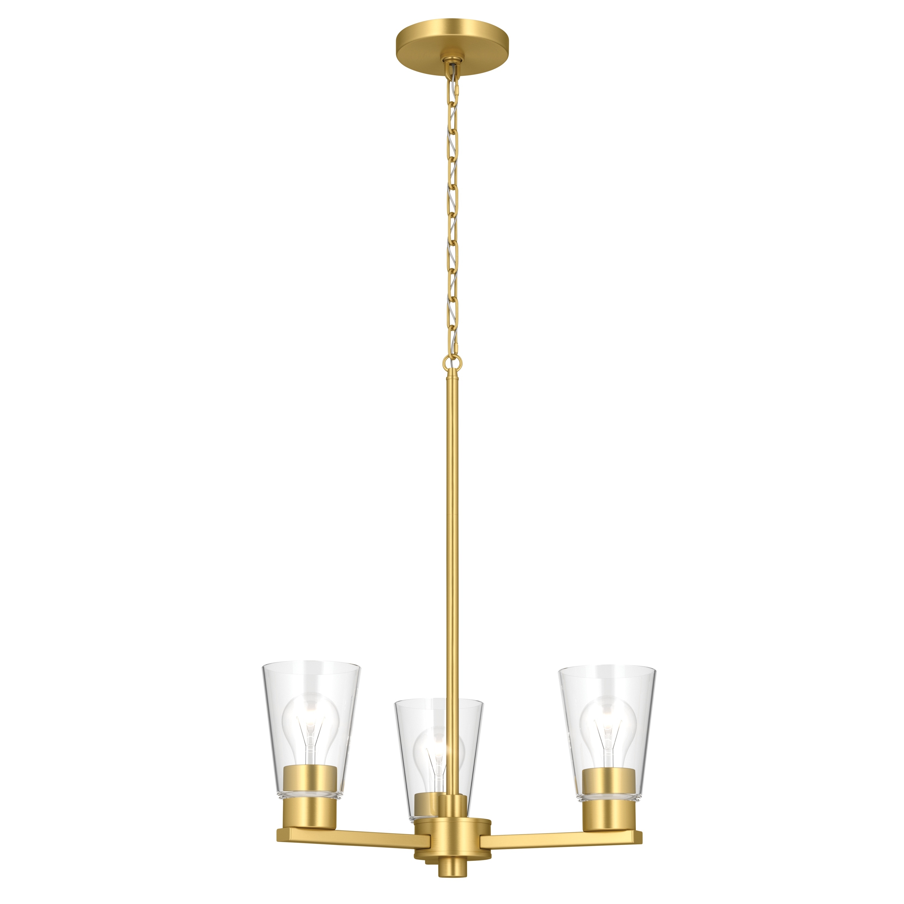 Kichler Lighting Stamos Collection Chandelier with Clear Glass