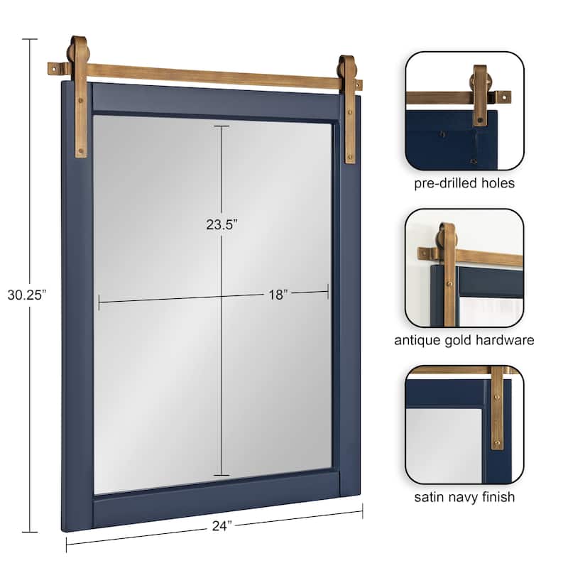 Kate and Laurel Skylan Decorative Wall Mirror