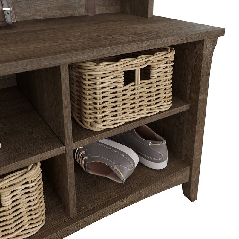Salinas Hall Tree with Shoe Storage Bench by Bush Furniture