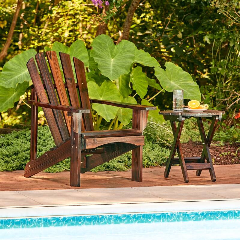 Jaxport Natural Wood Adirondack Chair