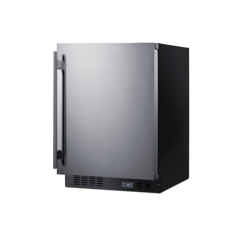 Summit SCR610BLSD 24" Wide 5 Cu. Ft. Beverage Cooler with High